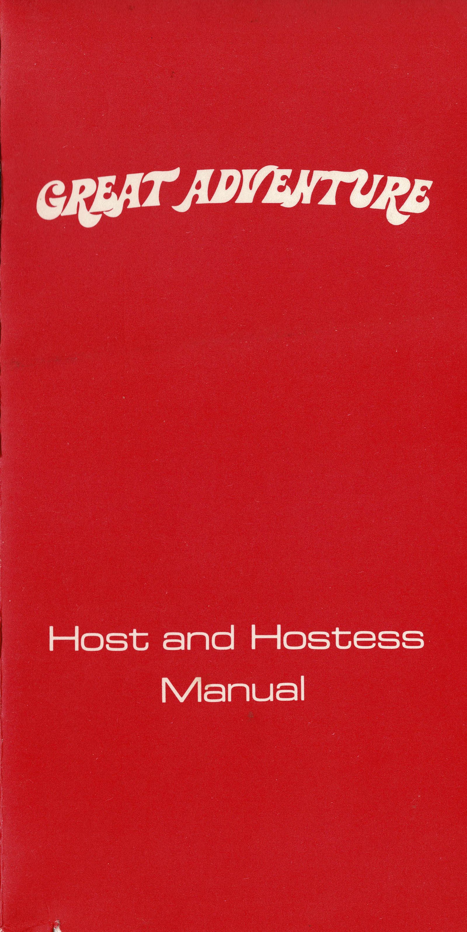 Great Adventure History 1974 Seasonal Employee Handbook